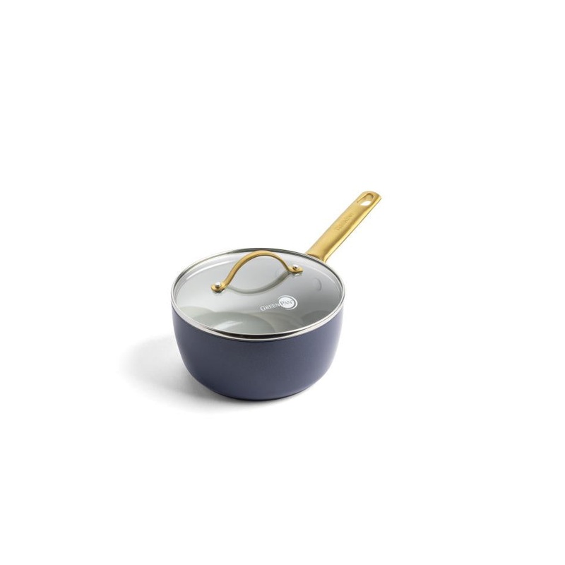 GreenPan Padova Navy Blue Covered Saucepan 18cm/2L CC004979