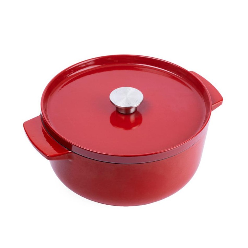 KitchenAid Empire Red Covered Round Casserole 26cm/5.2L CC006060