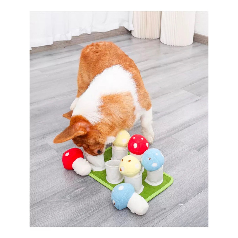 Mushroom Garden Dog Snuffle Toy / Mat