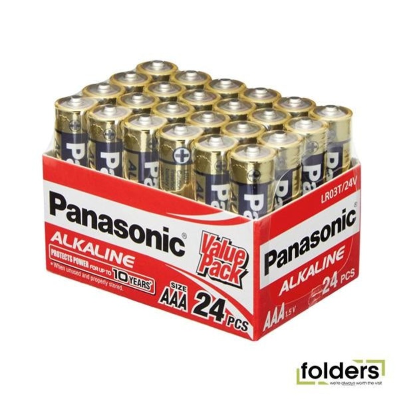 Panasonic AAA Alkaline Battery 24 Pack