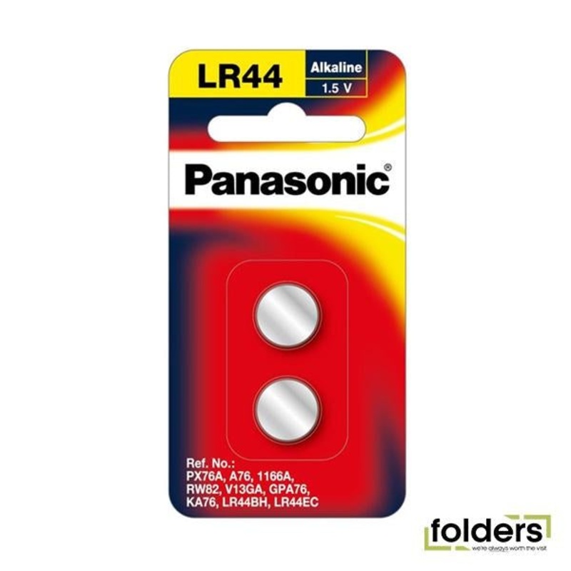 Panasonic LR44 Micro Alkaline Button Battery