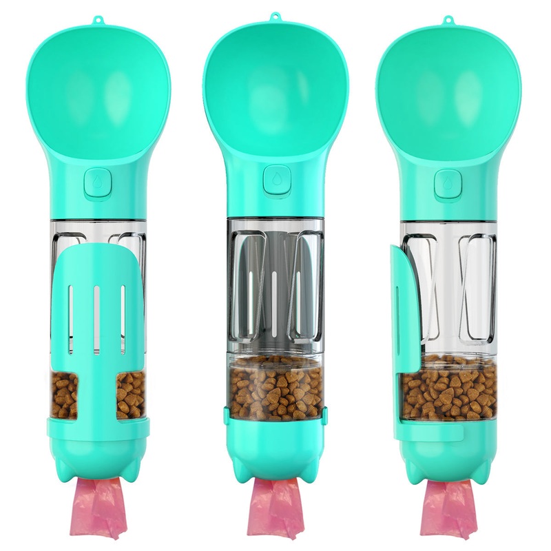 Multi-functional Dog Drink Bottle, Feeder and Bags