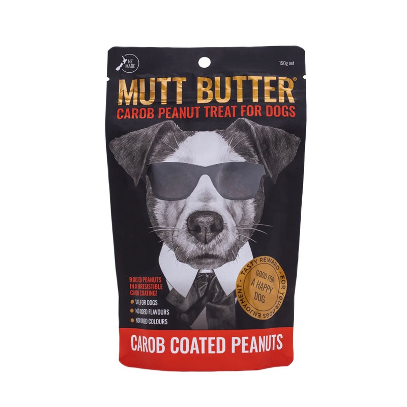 Mutt Butter Dog Treat Carob Peanuts