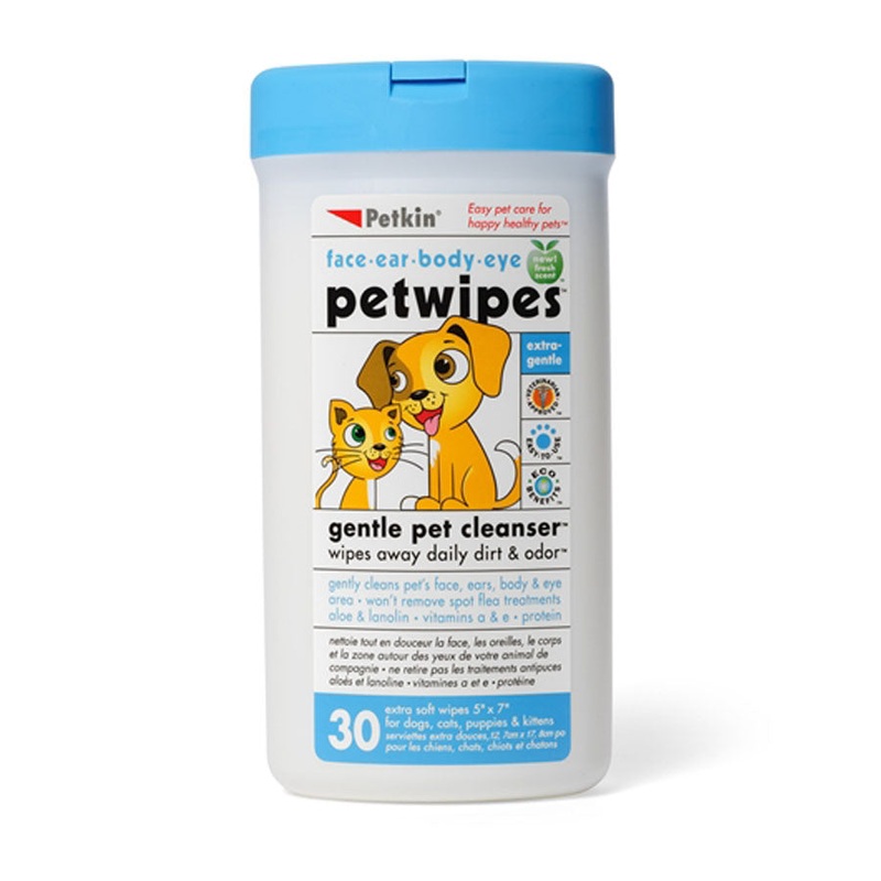Pet Wipes 30 pack | Petkin
