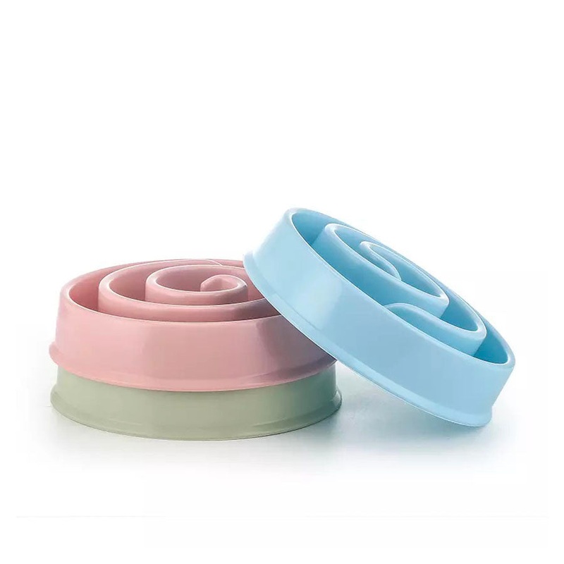 Spiral Shaped Slow Feeder Dog Bowl