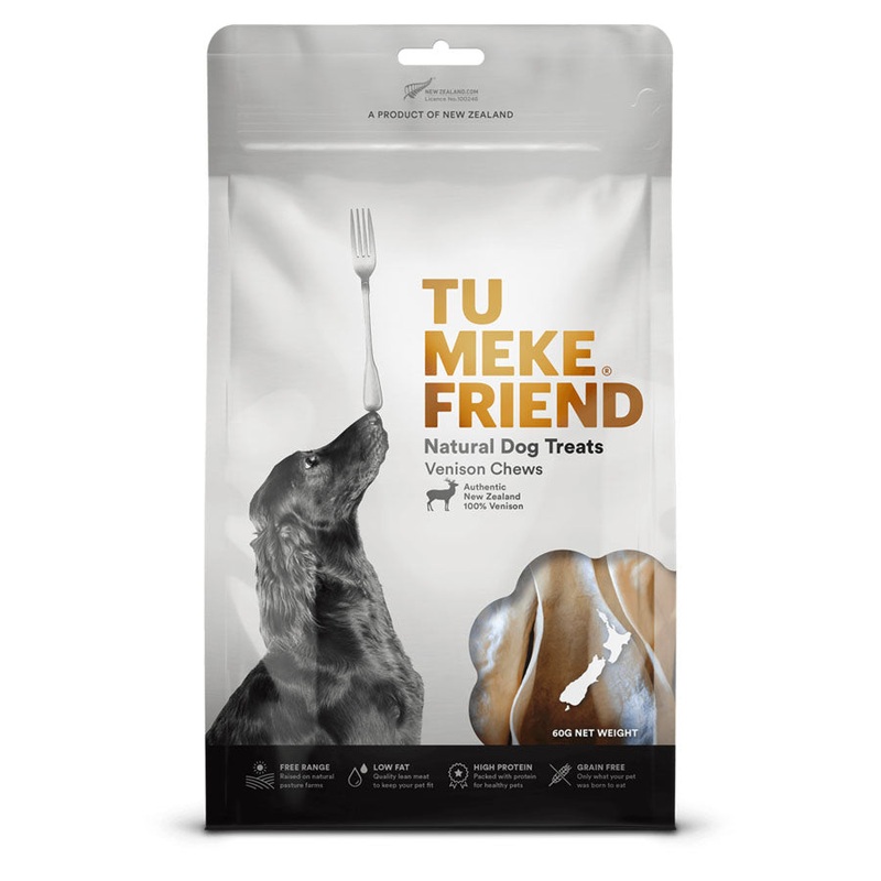 Venison Chews - Air Dried Dog Food | Tu Meke Friend