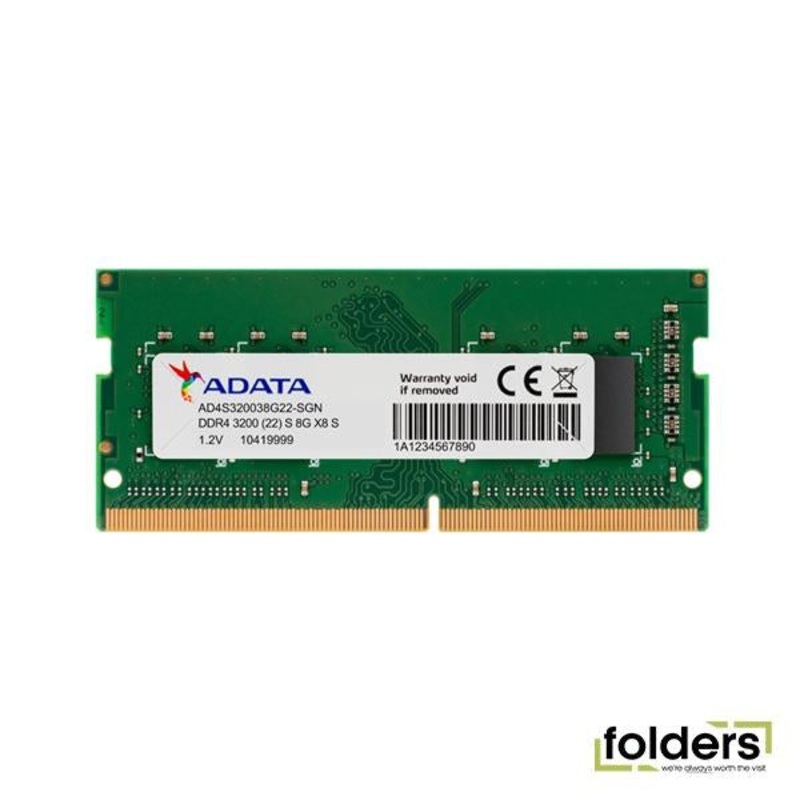ADATA 8GB DDR4-3200 1024x8 SO-DIMM RAM