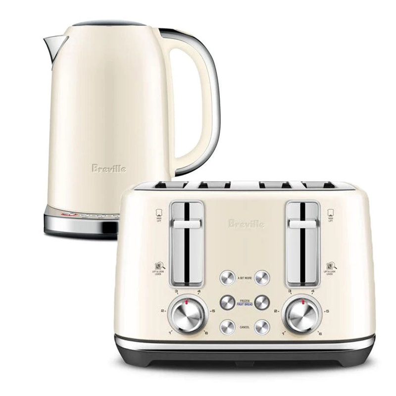 Breville the ToastSet 4 Slice Toaster and Tempset Kettle Set