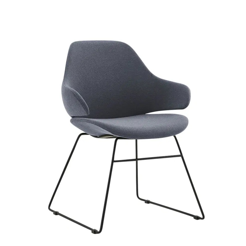 Konfurb Orbit Mid Back Sled Base Chair