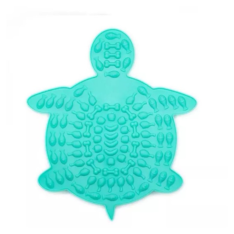 Turtle themed dog silicone lick mat