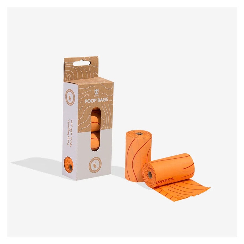 Zee.Dog Compostable Poop Bags 60 Pack