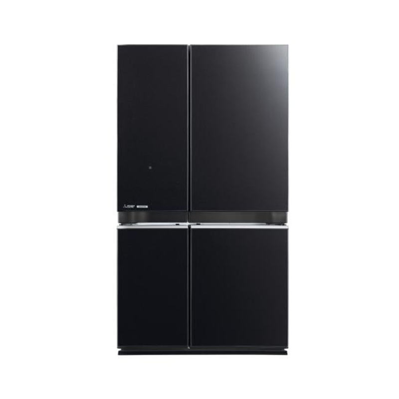 Mitsubishi Quad Door Black Glass 580L Refrigerator MRLA580ERGBKA
