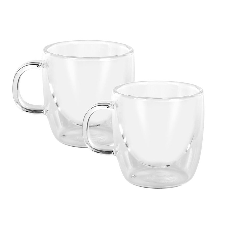 Avanti Caffe Manico Double Wall Glasses Set Of 2 - 150Ml 15411