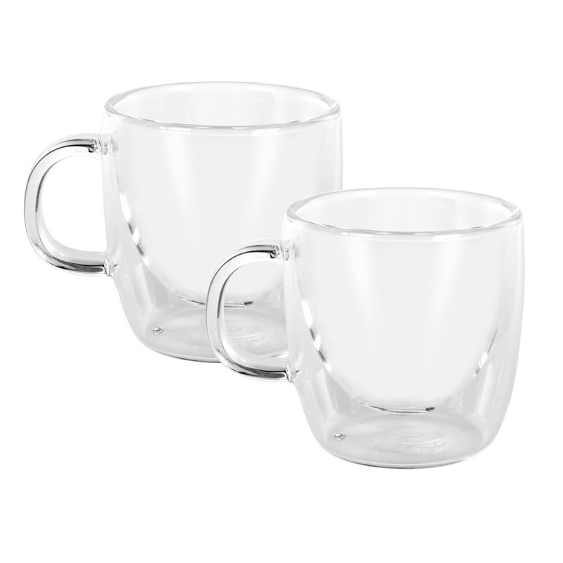 Avanti Caffe Manico Double Wall Glasses Set Of 2 - 250Ml 15412