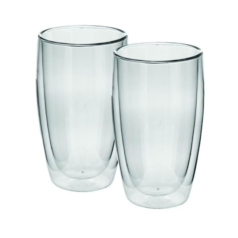 Avanti Caffe Twin Wall Glass 400ml 2pc Set