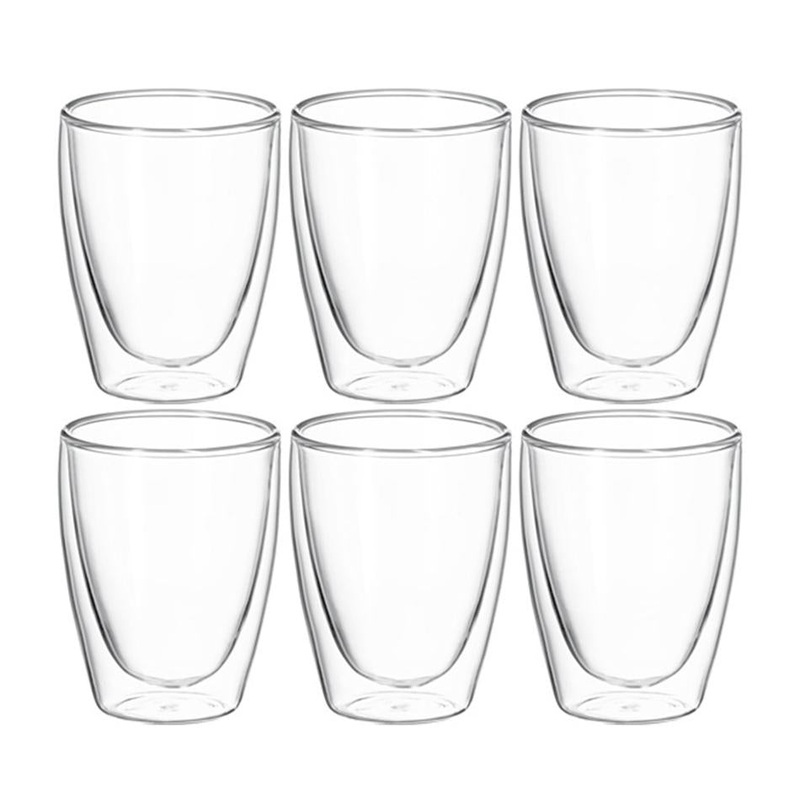 Avanti Caffe Twin Wall Glass - Set Of 6 - 250Ml 15366