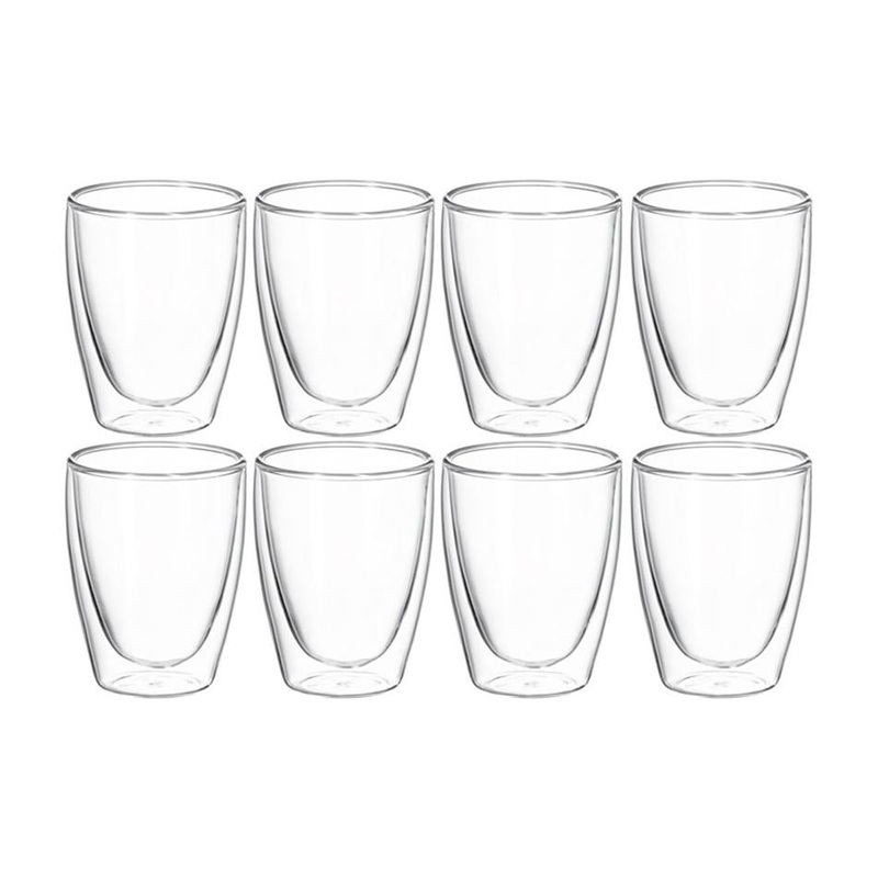 Avanti Caffe Twin Wall Glass - Set Of 8 - 250Ml 15526