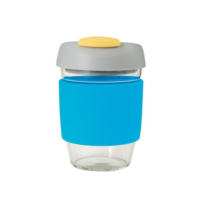 Avanti Glass GoCup 355ml Blue/Grey/Yell