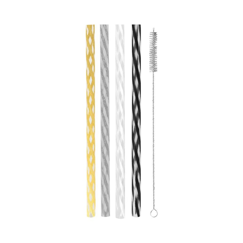 Avanti Reausable Cocktail Straws - Celebration - Set Of 24 14919
