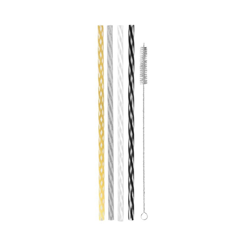 Avanti Reusable Straws - Celebration - Set Of 24 14915