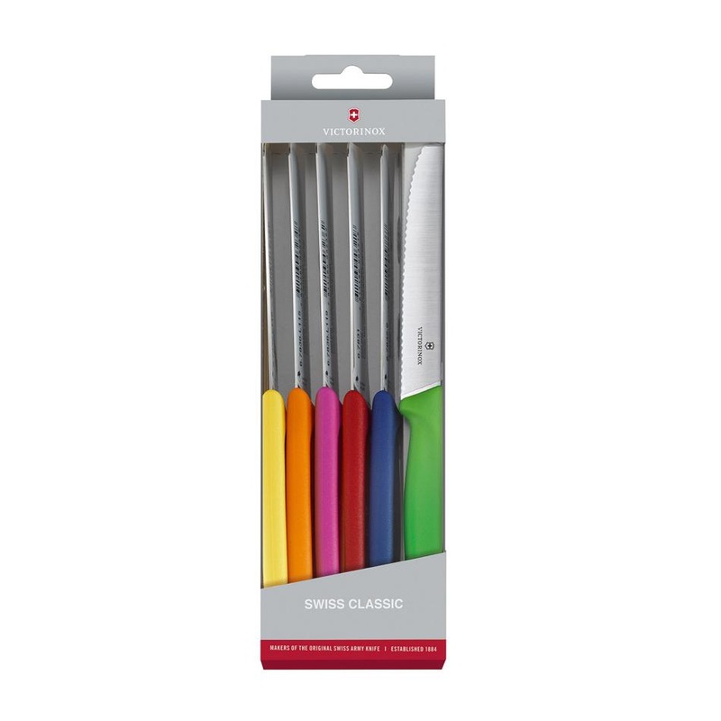 Victorinox Colourful Tomato And Table Knife Set 6.7839.6G