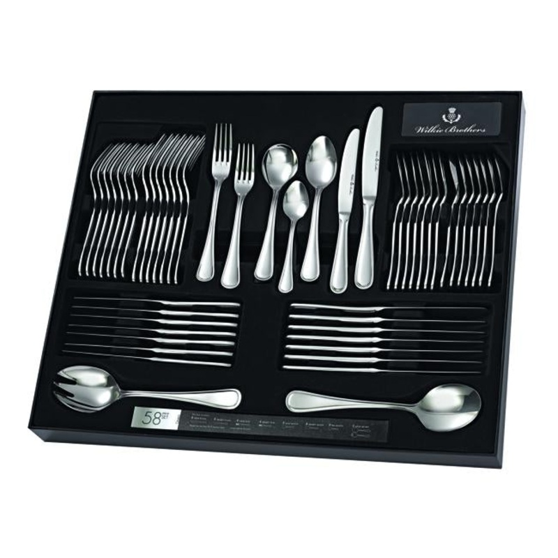 Wilkie Bro Linea 58 Piece Cutlery Set