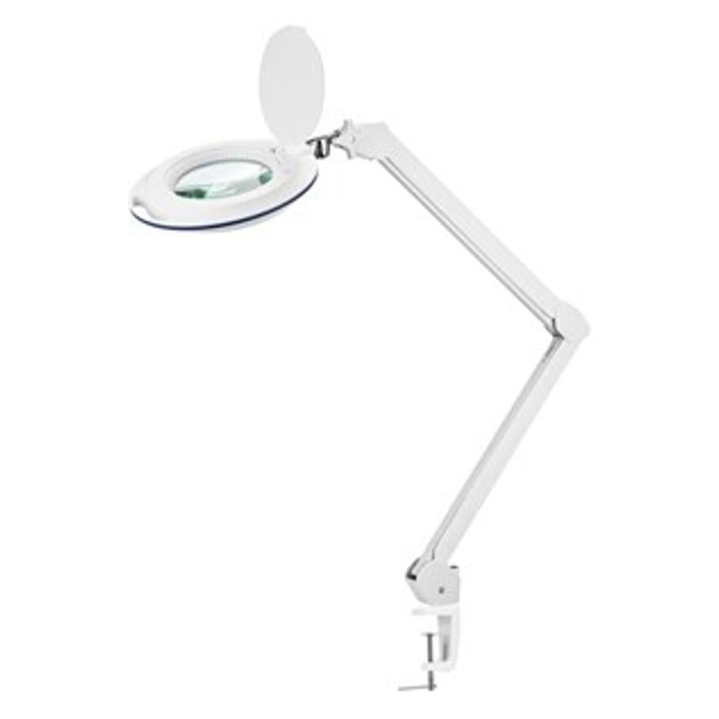 Electus Led Illuminated Clamp Mount Magnifier Round QM3562