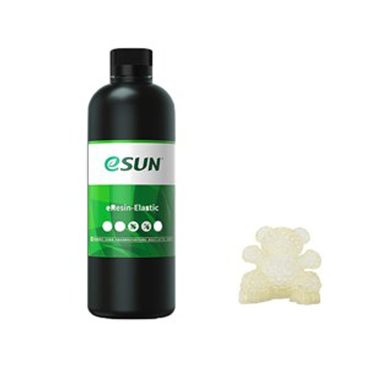 Esun Transparent Yellow Elastic Resin For Resin 3D Printers TL4548