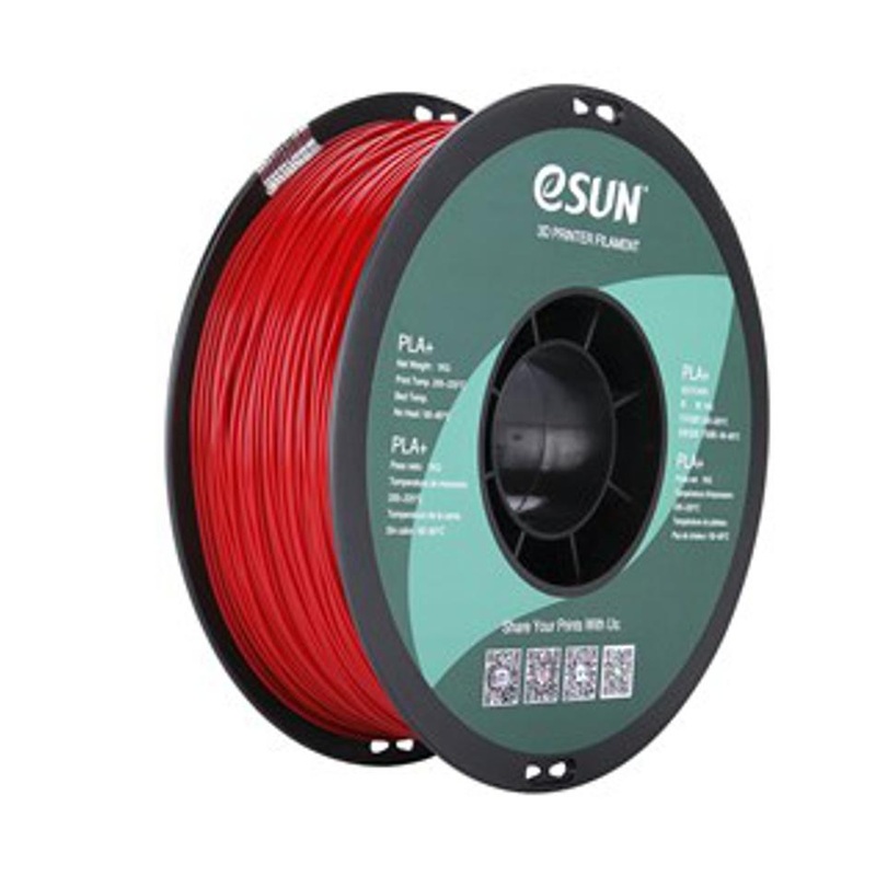 1.75Mm Fire Engine Red Esun Pla+ Filament 1Kg Roll TL4458