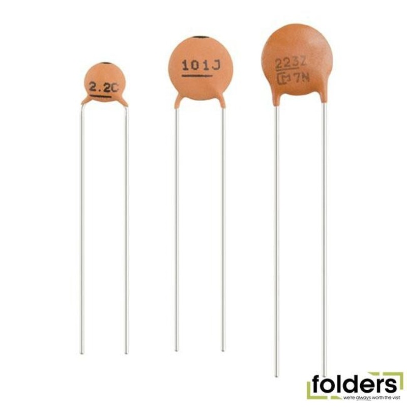 50VDC Ceramic Capacitors (1.2pf to 100nf) - Pack of 2