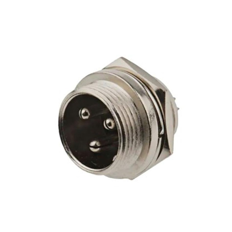 Electus 3 Pin Microphone Panel Male Connector PP2003