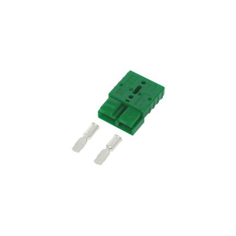 Electus High Current 50A Connector Twin Pack - Green PT4540