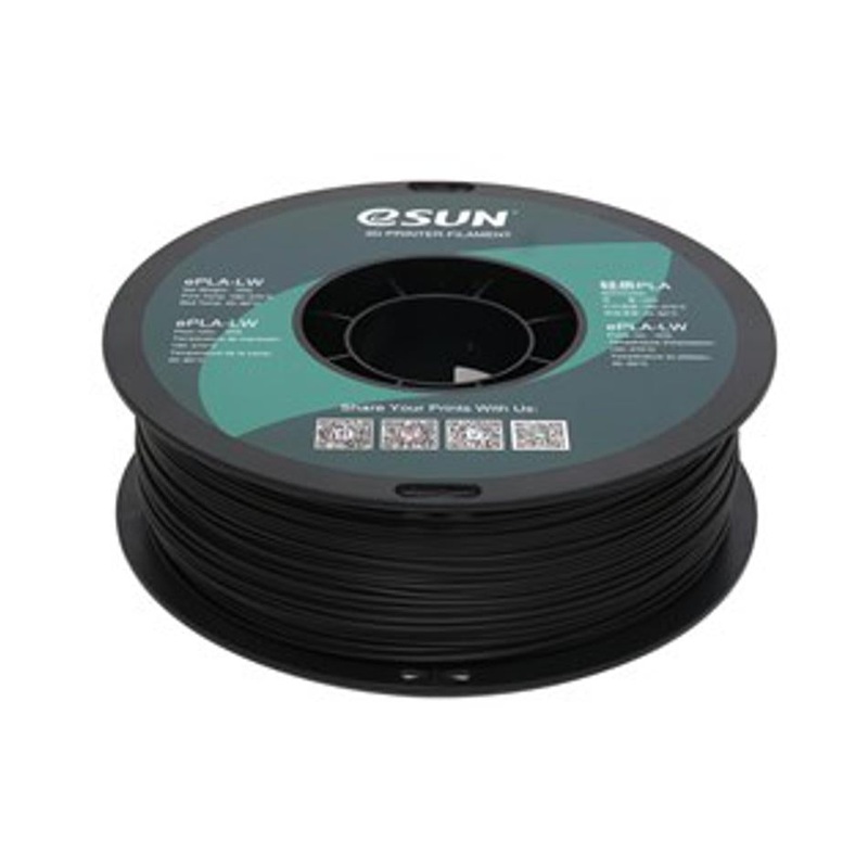 Esun Black Pla-Lw Filament 1Kg 1.75Mm 001005