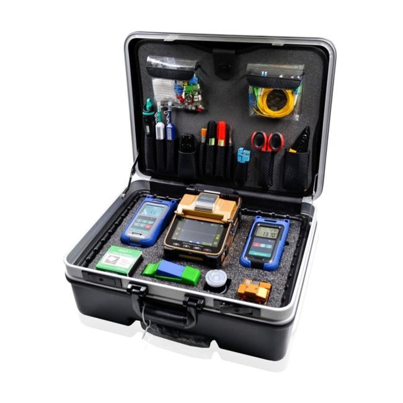 Goldtool Advanced Fiber Optic Tool Kit. High Precision Fast Fusion