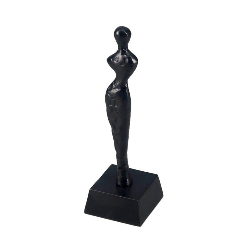 Rembrandt Alu Torso Small Deco Sclupture - Black AM9010
