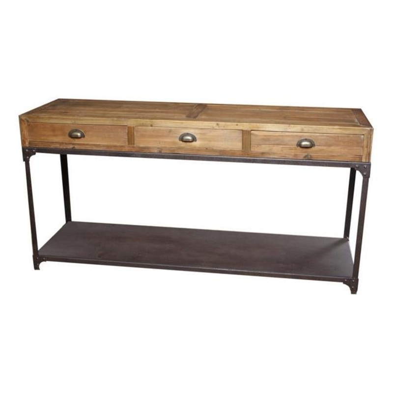 Rembrandt Industrial Style Console Table CF8001