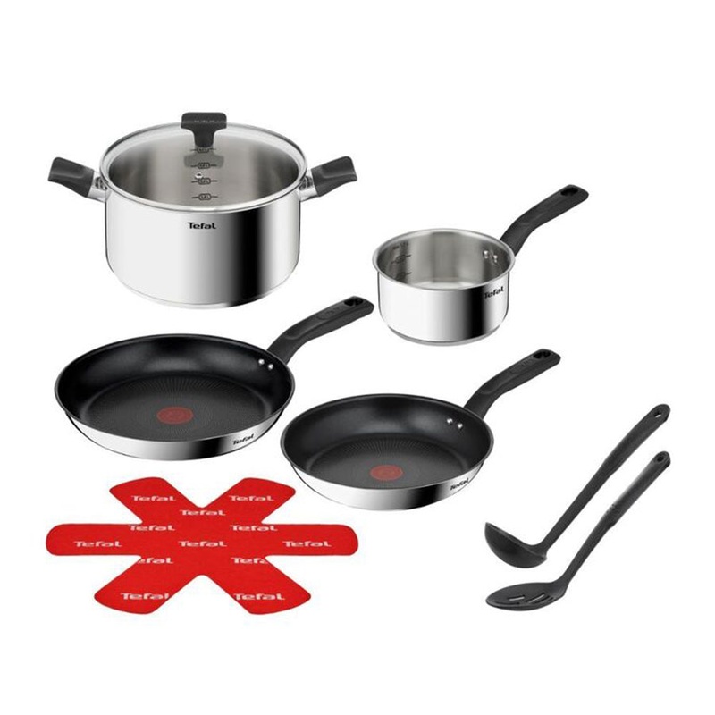 Tefal Delicious Stainless Steel 8pc Mixed Set