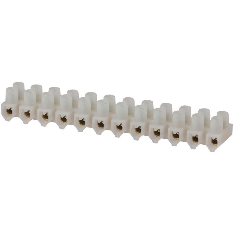15 Amp 12-way Screw Terminal Strip