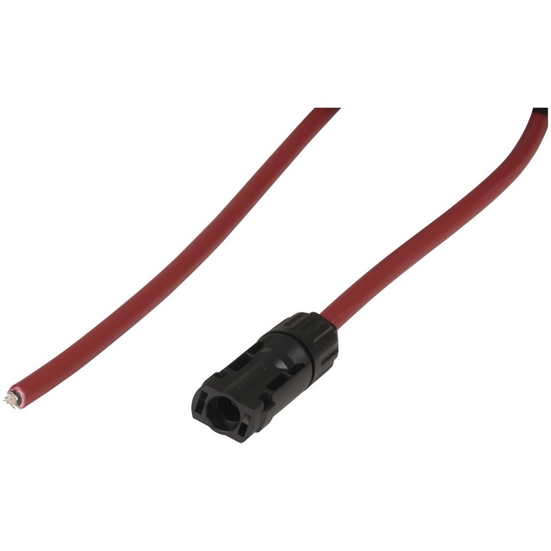 2m Premade PV Power Cable with MC4 Socket to Bare End