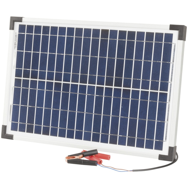 Powertech 12V 20W Solar Panel with Clips