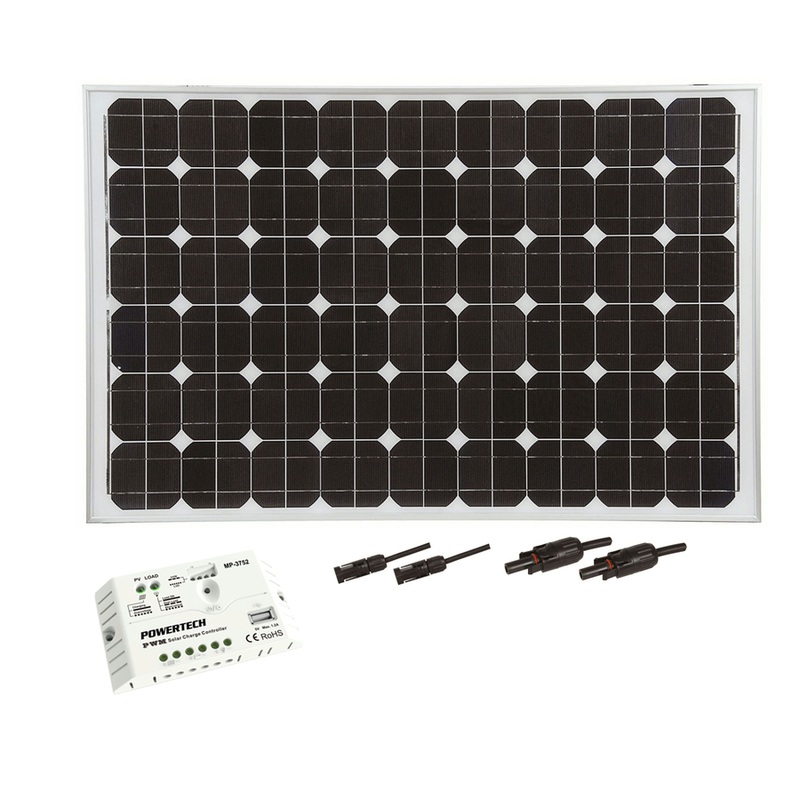 Powertech 160W Recreational Solar Panel Package