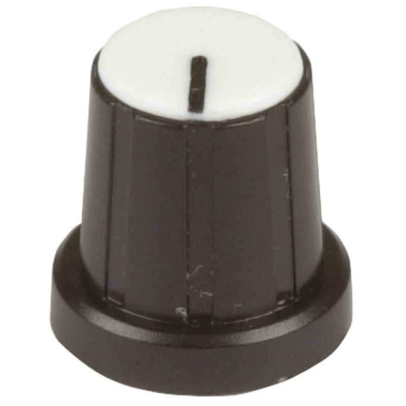 White Push On Style Knob