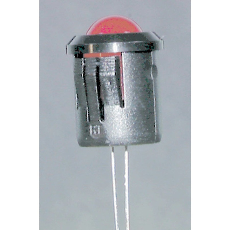 10mm LED Clips Black - Pack of 5