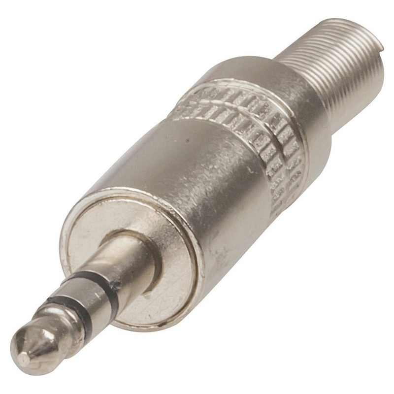 3.5mm Stereo METAL Plug WITH SPRING