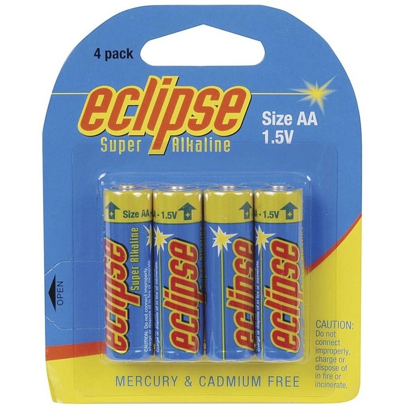 Eclipse AA Alkaline Batteries - Pk. 4