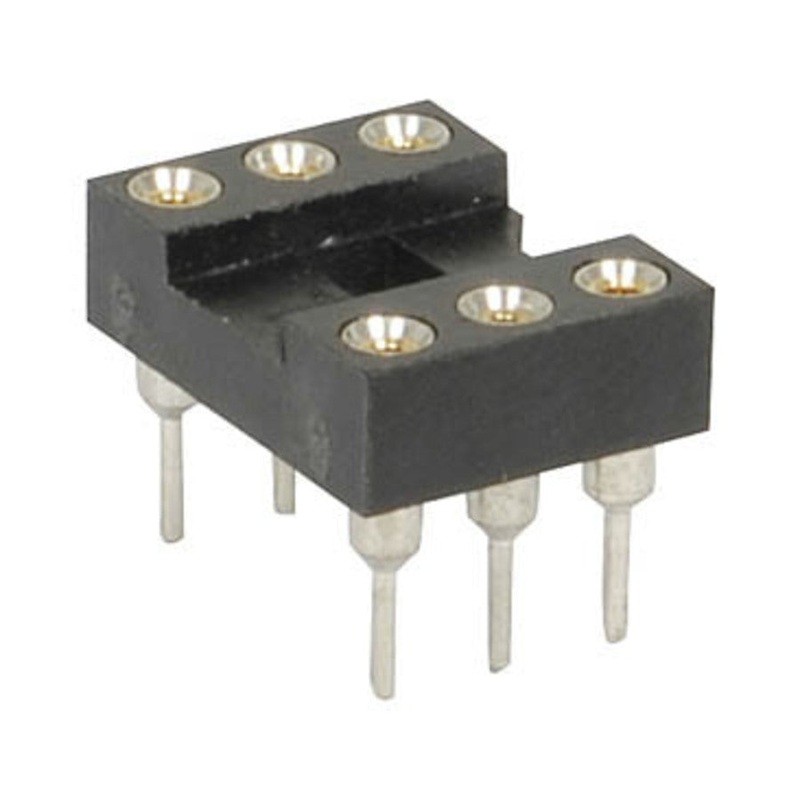 Socket IC - Machined 6 Pin PI6450