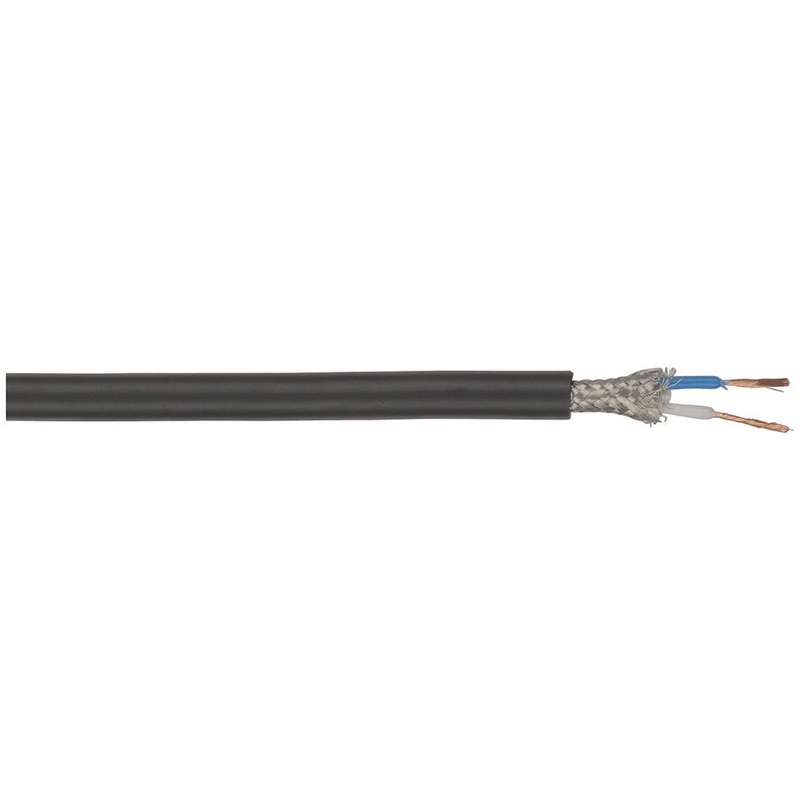 2 Core Screened Professional Microphone Cable - Sold per metre