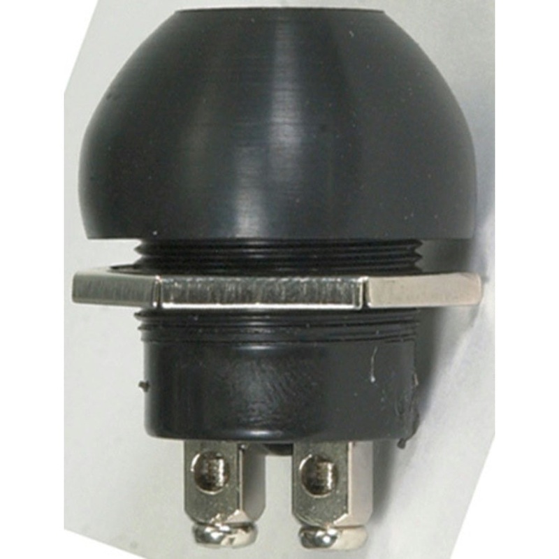 5A DC SPST Waterproof Momentary Pushbutton Switch - 30mm Diameter