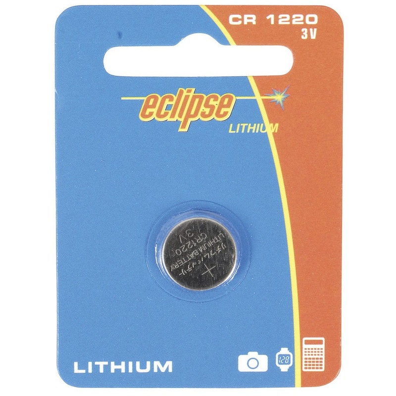 Eclipse CR1220 3V Lithium Button Battery