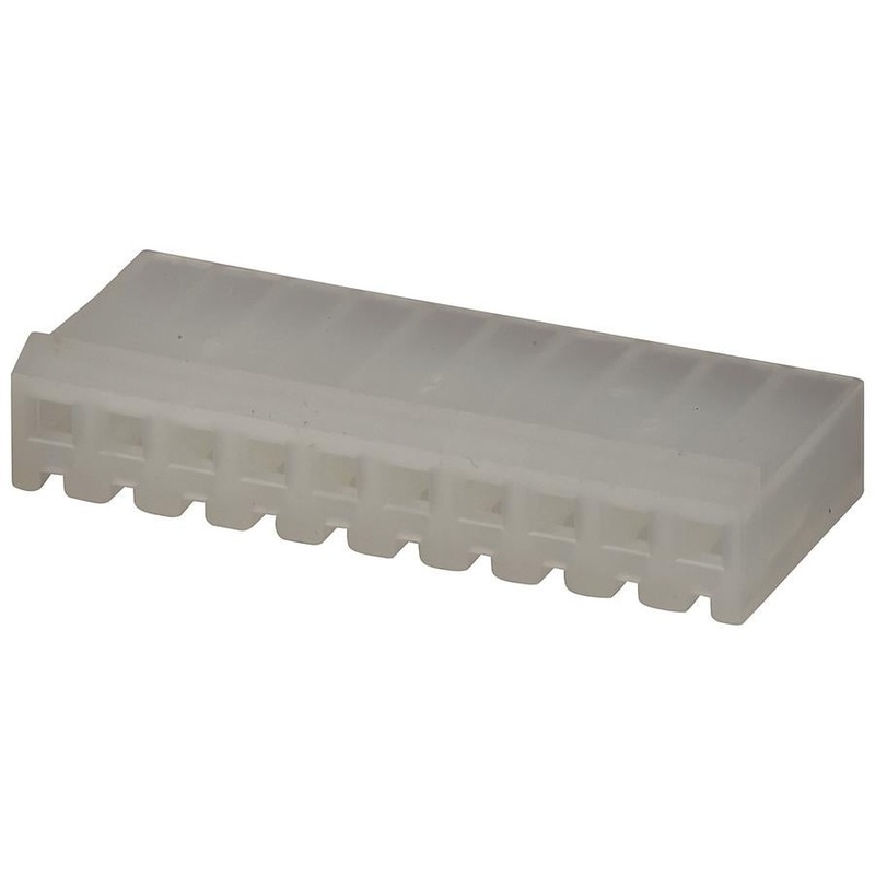 10 Pin 0.156 Header with Crimp Pins - 3.96 pitch